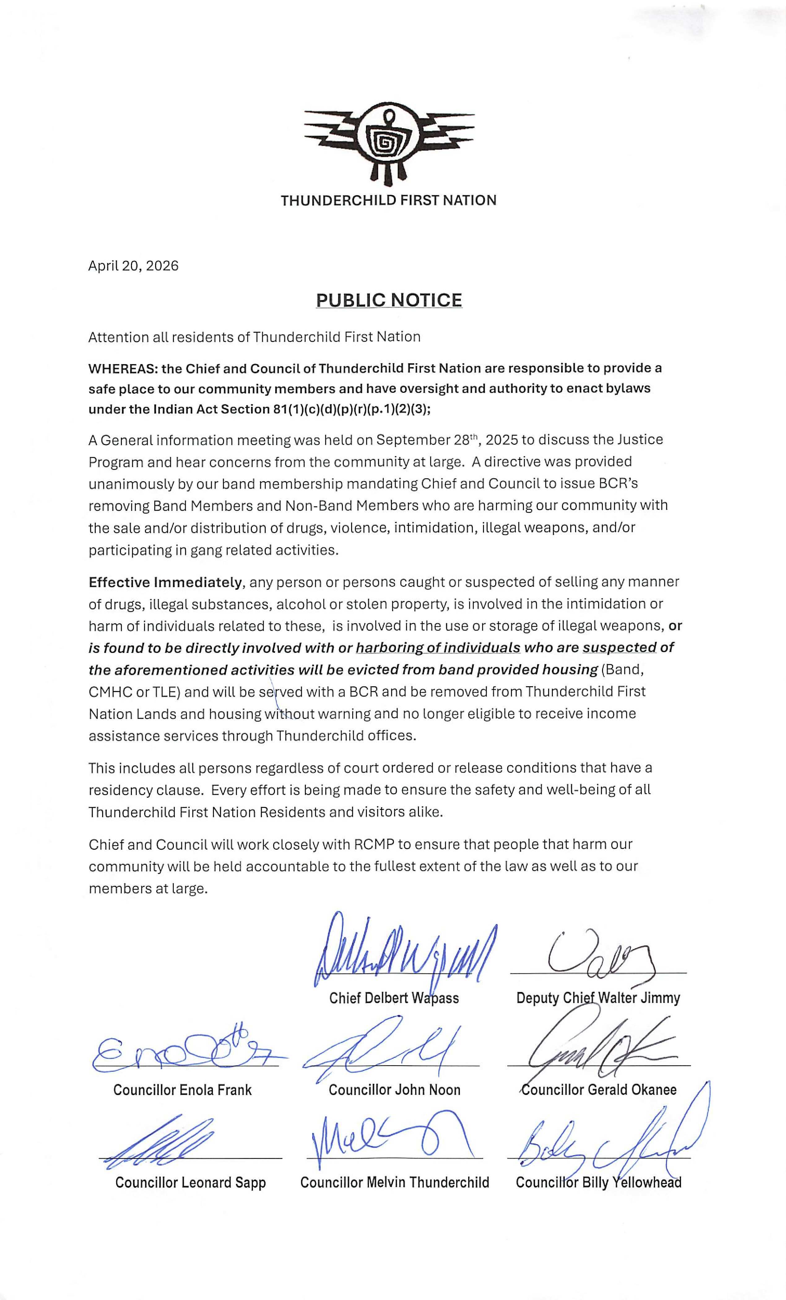 Public Notice Notice